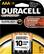 Front. Duracell - AAA Batteries (8-Pack) - Black.