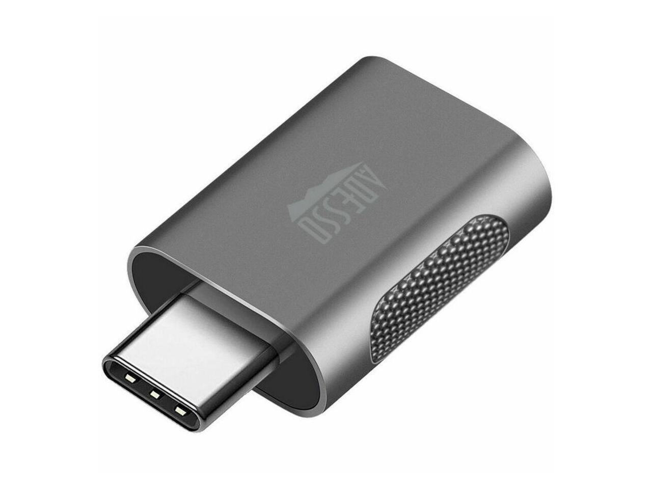 Alt View 10. Adesso - Adesso ADP-300 On The Go USB A to USB C Adapter ADP-300-4 - Black.
