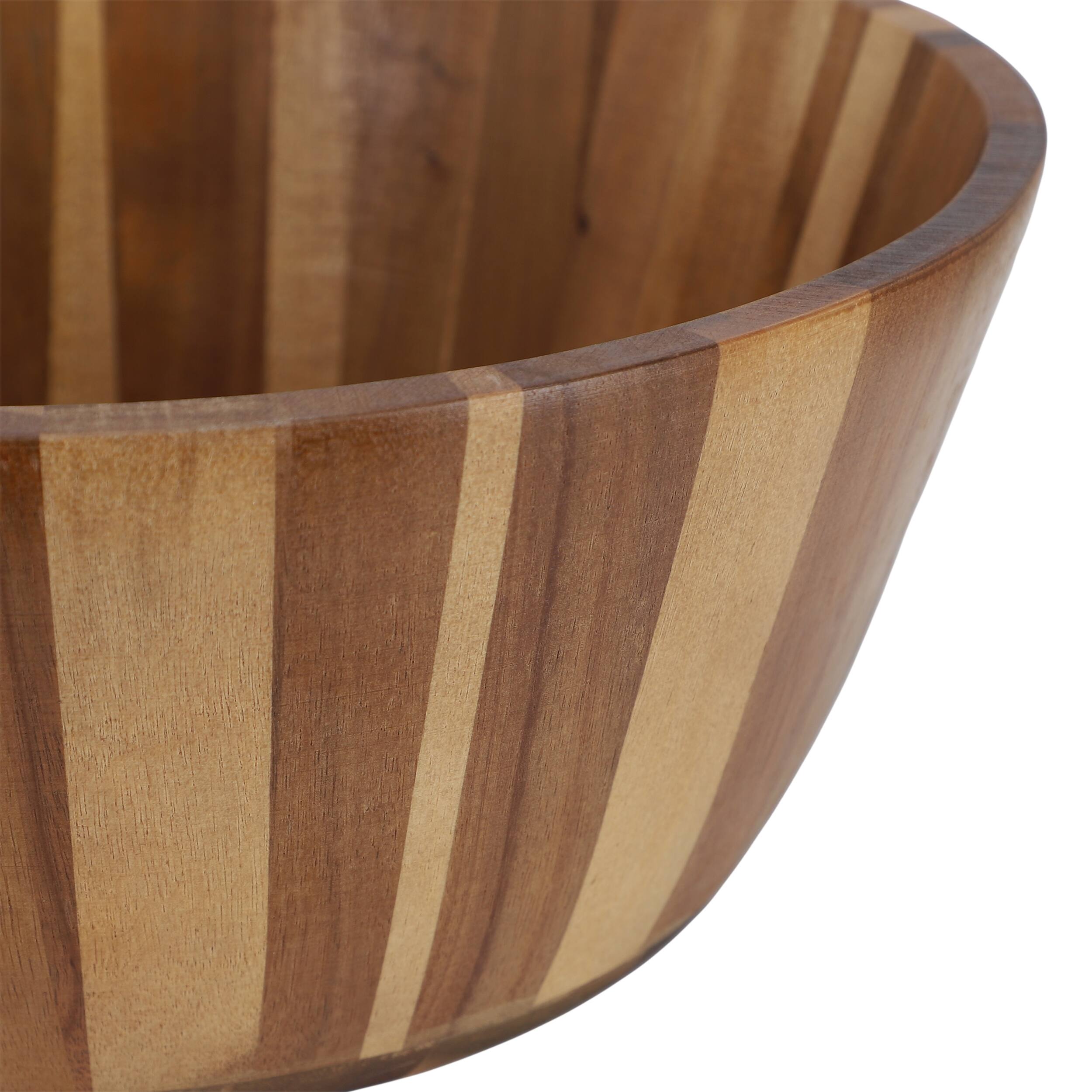Alt View 2. MegaChef - MegaChef 13.8 Inch Jumbo Acacia Wood Salad Bowl - Brown.