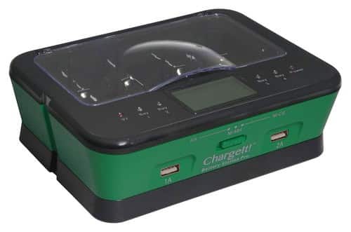 Front Standard. Digital Treasures - ChargeIt! Battery Station Pro Battery Charger.