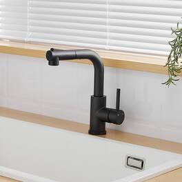 Sink Faucet, Kitchen Faucets with Pull out Sprayer, Bathroom Sink Faucets Mini Bar Prep Faucet
