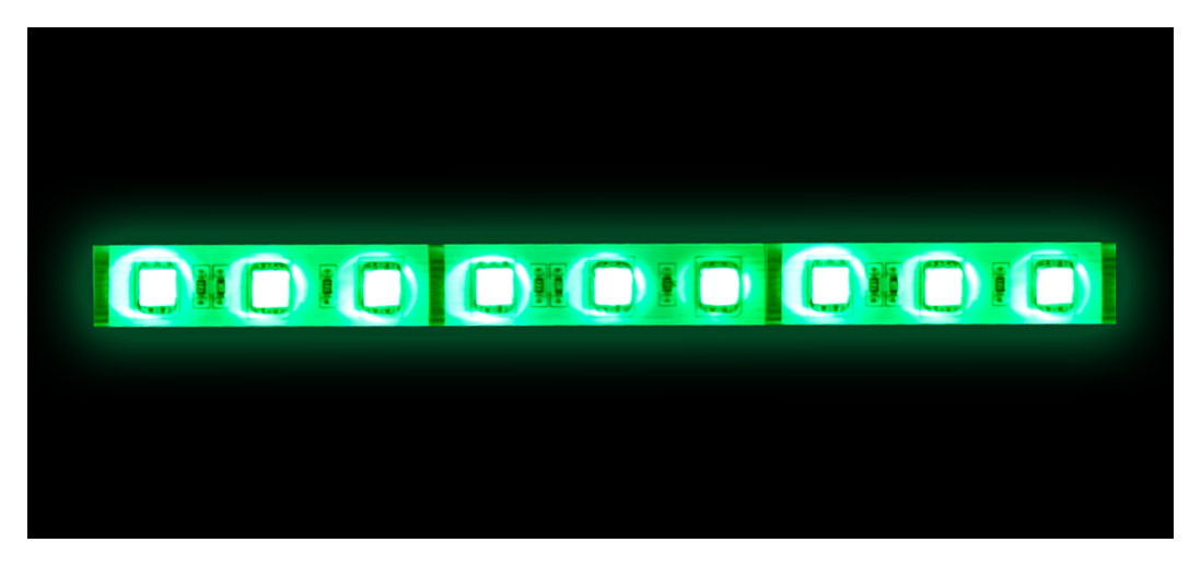 Best Buy: Metra 3.3' LED Light Strip Green 1MG