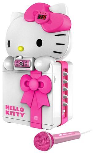 Front Standard. Hello Kitty - CD+G Karaoke System with Built-In Video Camera and Bluetooth Capability.