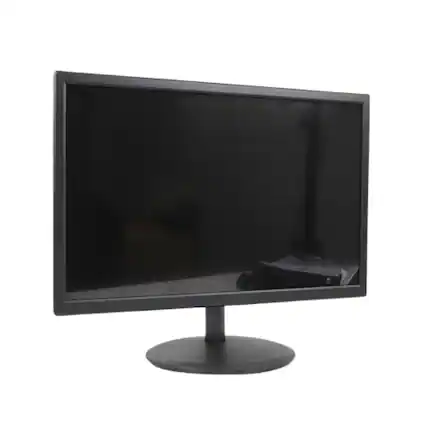 Front. Stock Preferred - Touch Screen LCD POS Display Monitor - Black.
