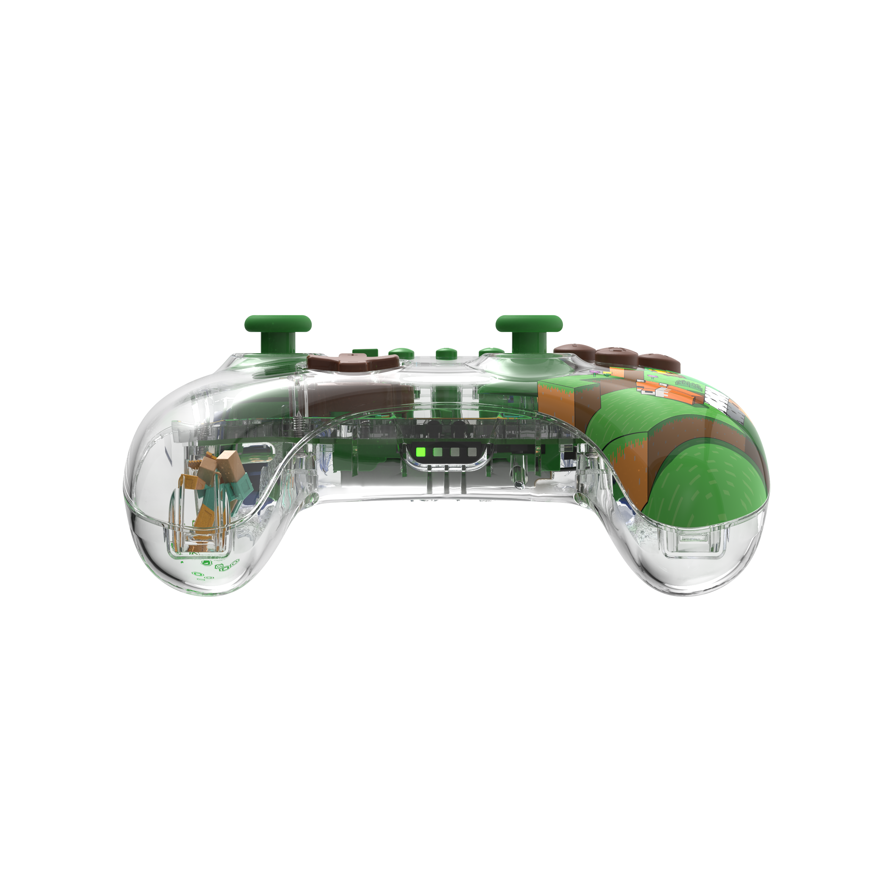 Alt View 1. Performance Designed Prod - REALMz™ Wireless Controller: Minecraft Forest Biome - Nintendo Switch™ - Multicolor.