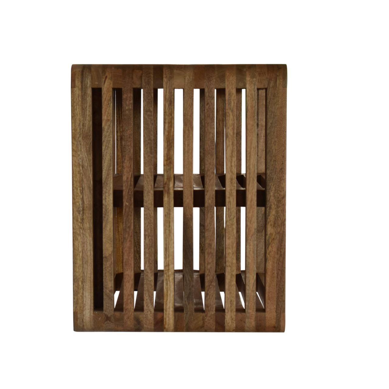 Alt View 5. Artisan Furniture - Artisan Furniture Solid Wood Soba Wall Mounted Bedside, 2 Shelves, Oak-ish, Light Brown - Oak.