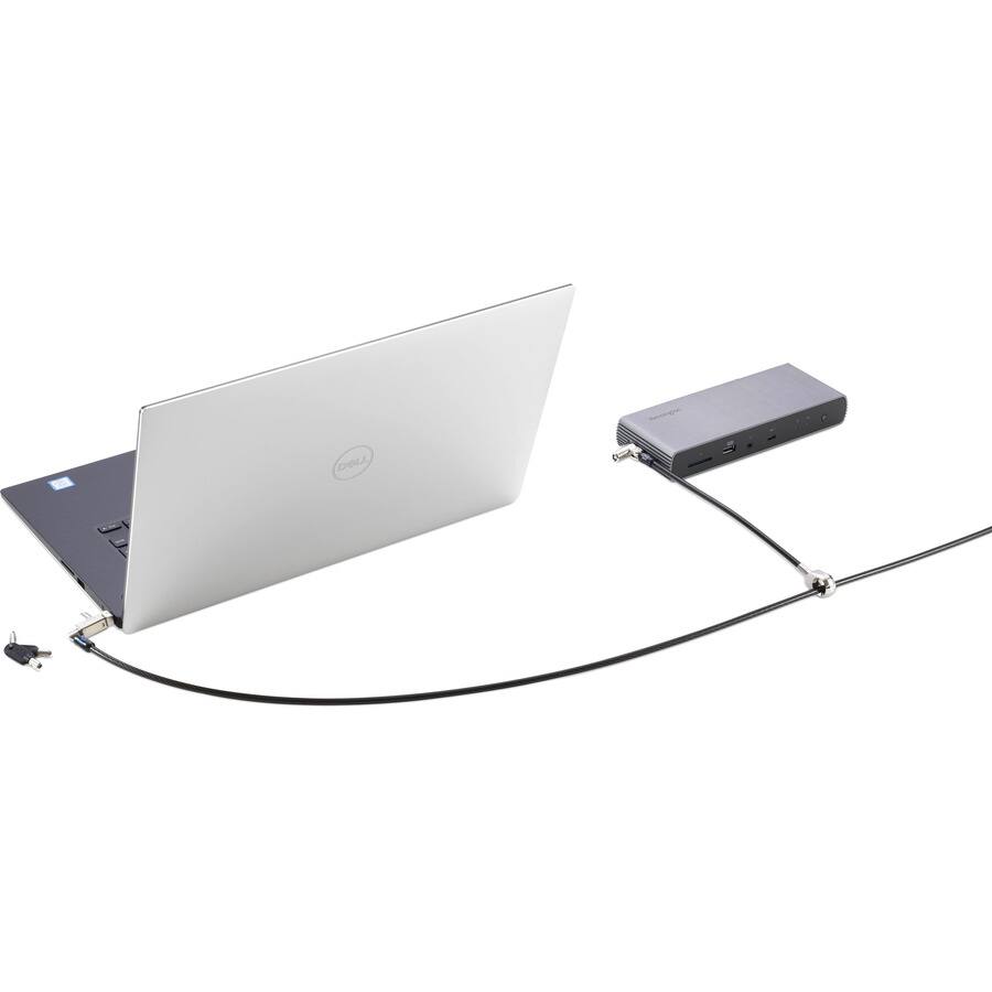 Alt View 5. Kensington - Kensington Slim N17 2.0 Keyed Dual Head Laptop Lock for Wedge-Shaped Slots - Patented T-bar Lock - Plastic - For.