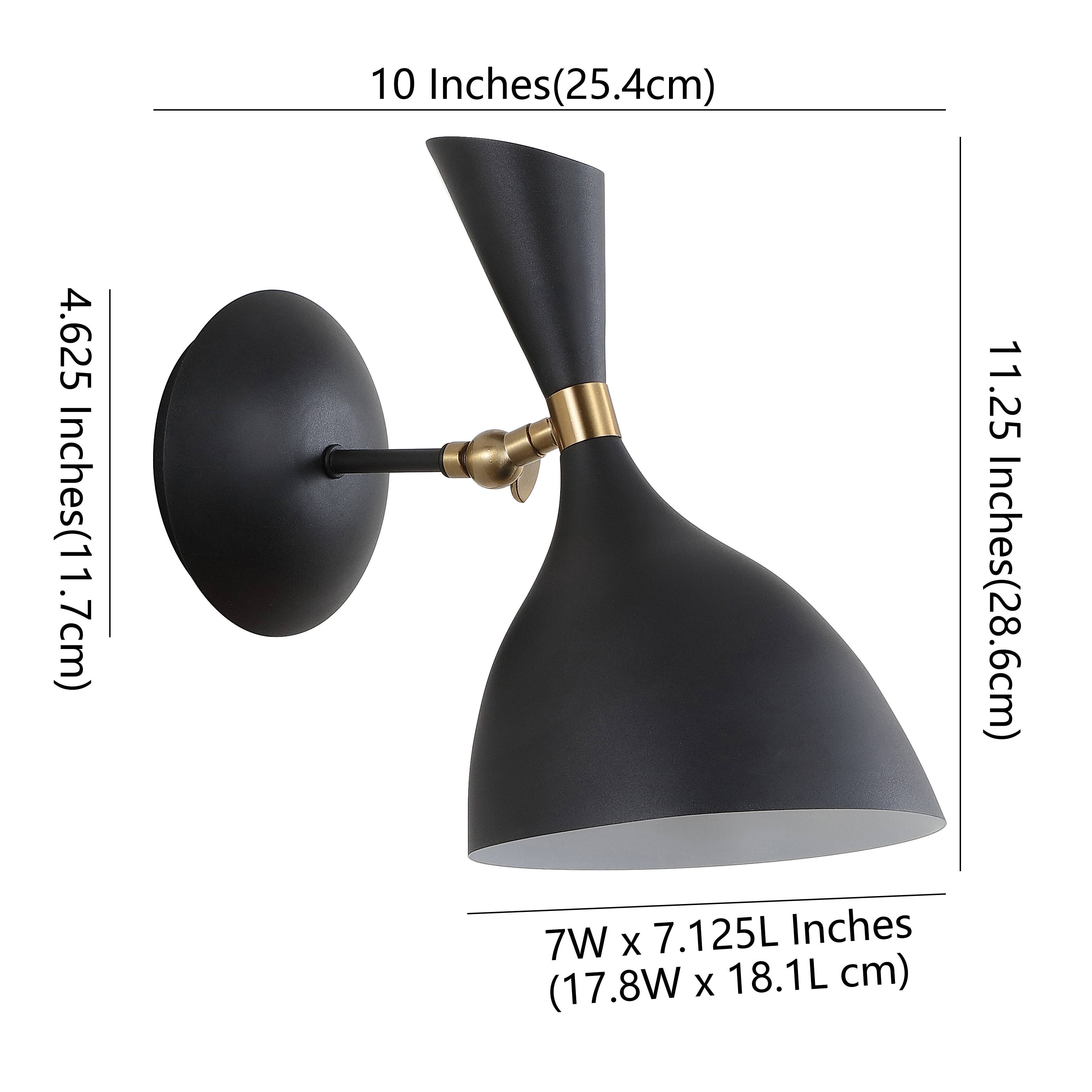 10 Inches (25.4cm)  
4.625 Inches (11.7cm)  
7W x 7.125L Inches (17.8W x 18.1L cm)  
11.25 Inches (28.6cm)