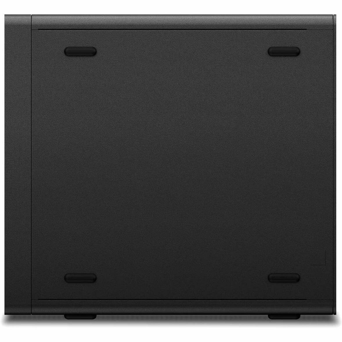 Alt View 4. Lenovo - Lenovo ThinkStation P3 Ultra Gen 2 30J5005MUS Workstation - 1 x Intel Core Ultra 9 285 - 64 GB - 2 TB SSD - Small Form - Black.