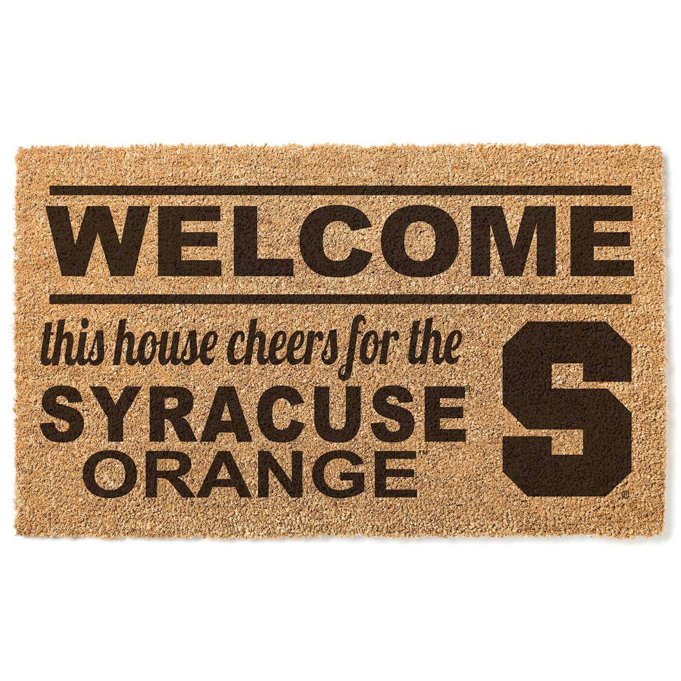 Syracuse Orange 18" x 30" Welcome Doormat