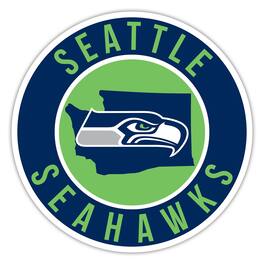 Fan Creations - Seattle Seahawks 15" State Circle Sign - Multicolor