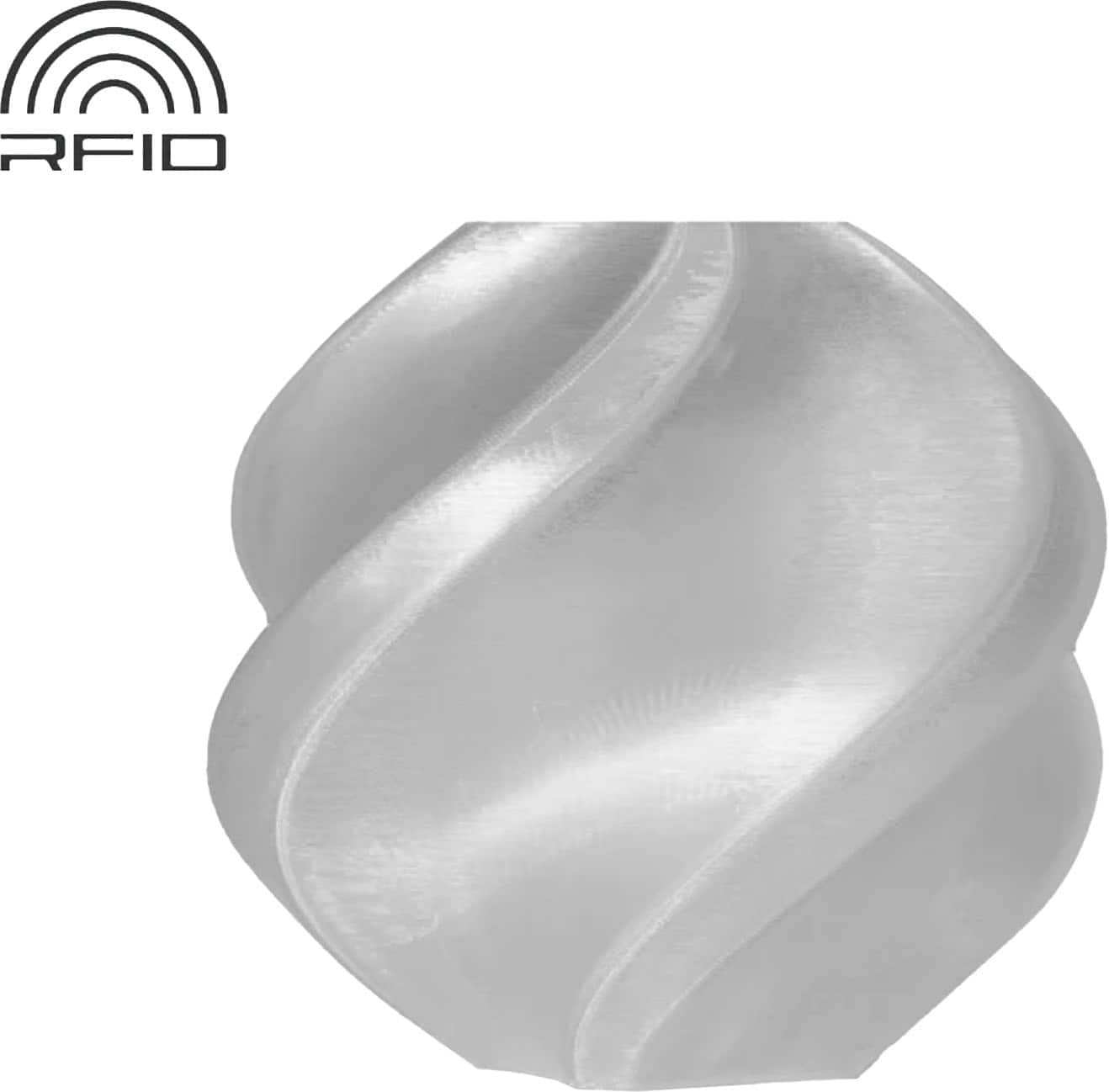 Front. Bambu Lab - 1.75mm PETG Translucent Filament - Clear.