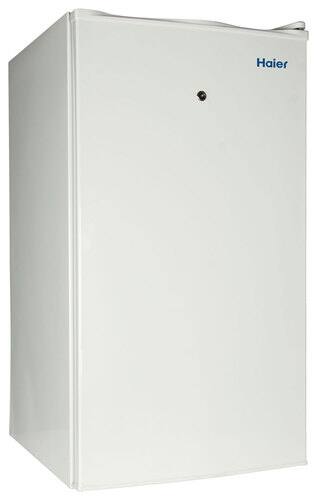 Front Standard. Haier - 4.8 Cu. Ft. Upright Freezer - White.
