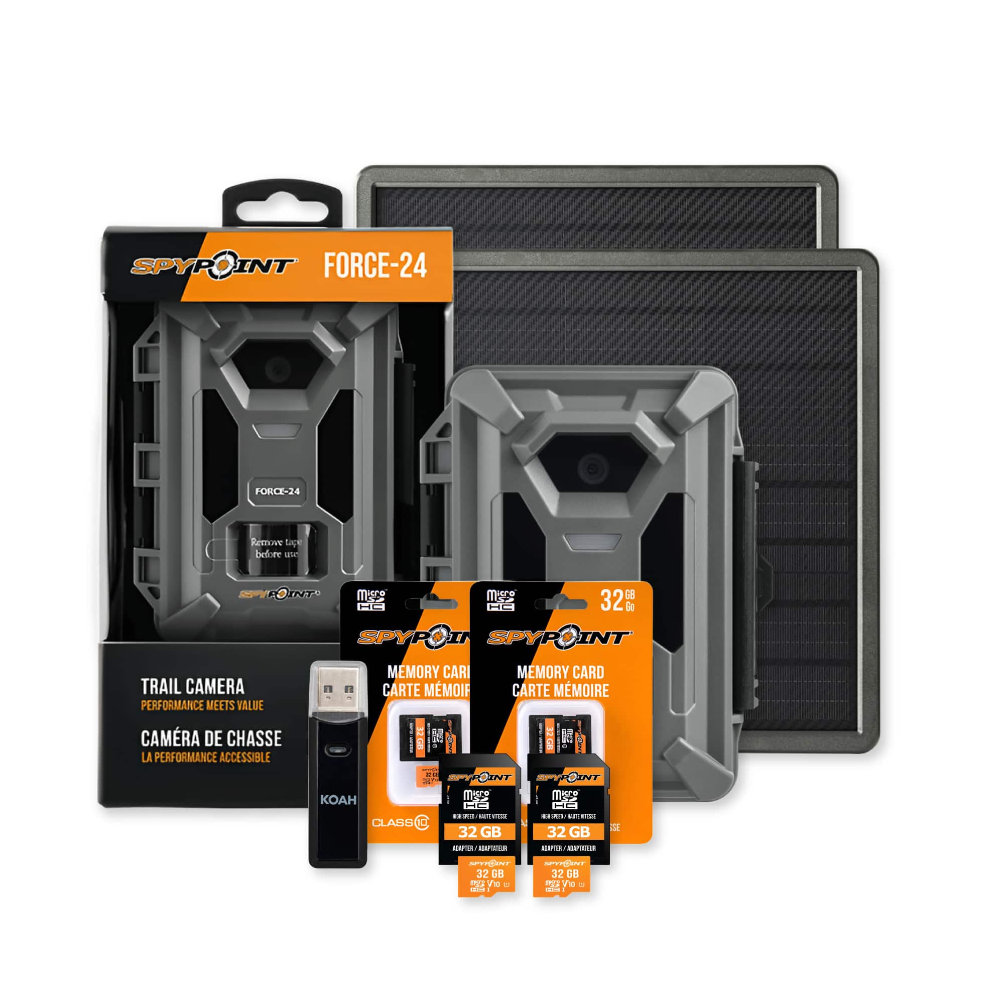 Spypoint - Force-24MP Non-Cellular Trail Camera Bundle (2 Pack) with Accessories price history on PriceWatchPro