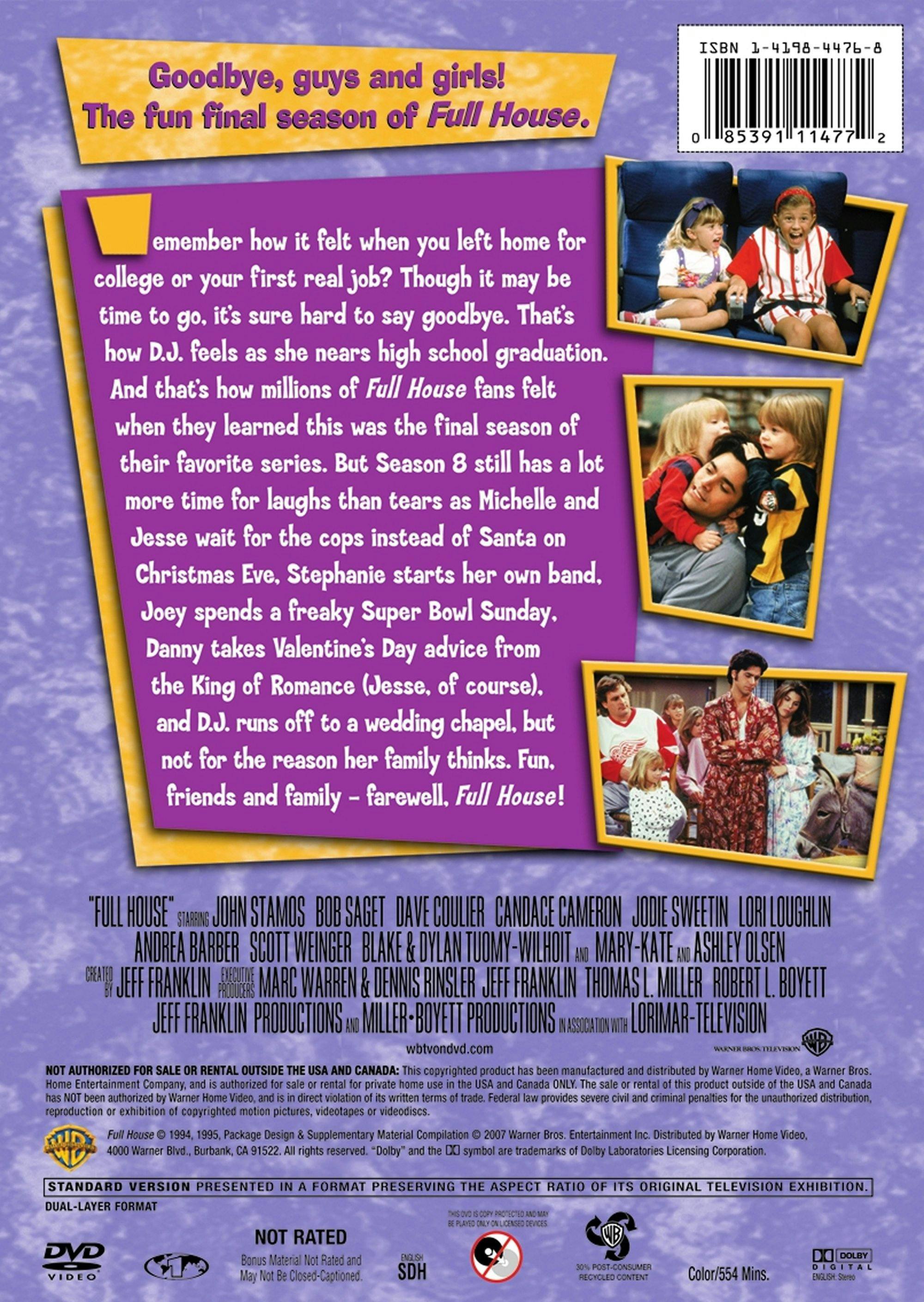 Angle. Full House: The Complete Eighth Season (Box Set) [DVD].