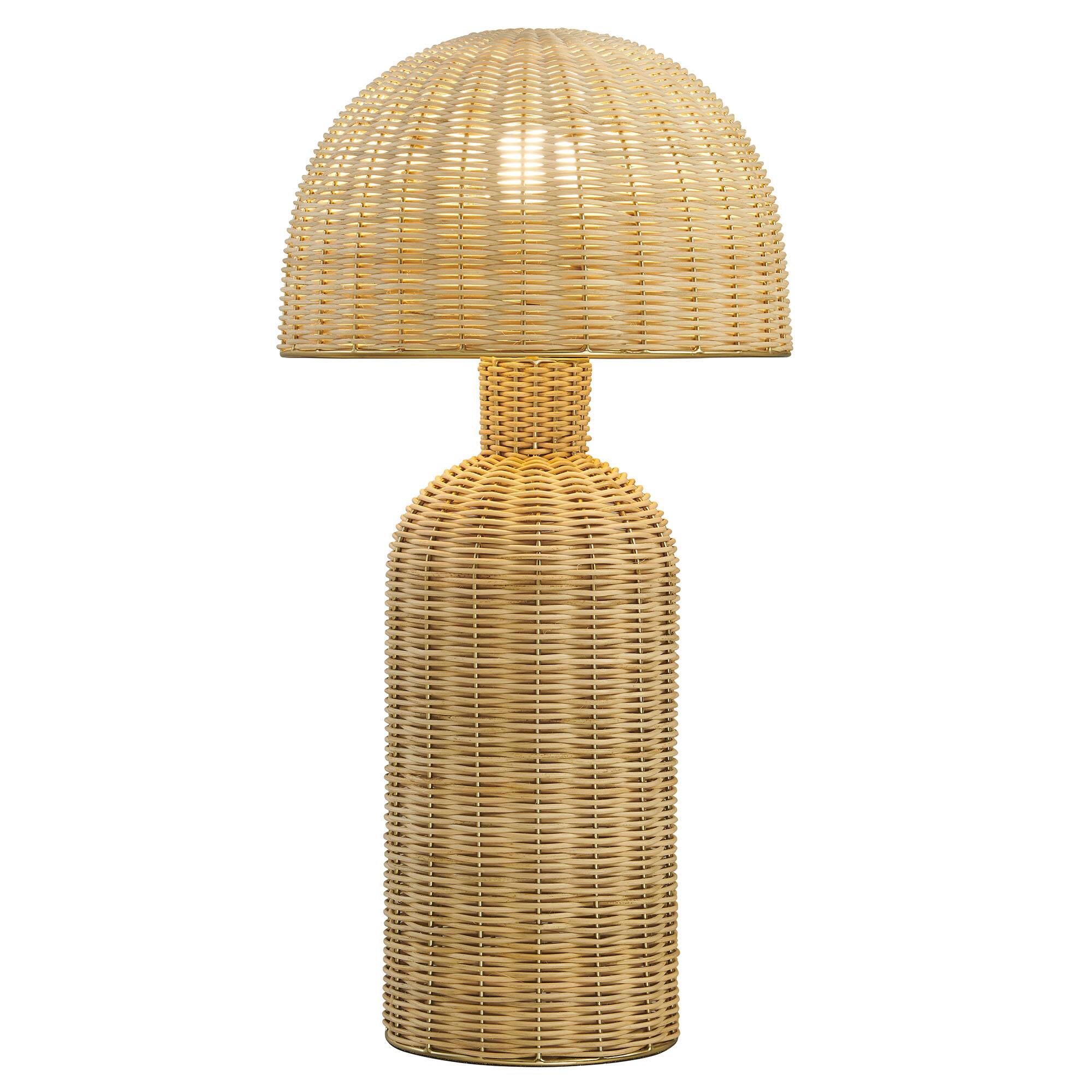 Angle. Modway - Briar Rattan Table Lamp by Modway - Natural.