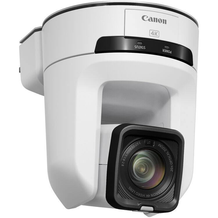 Canon 4K STATUS POWER 3.67 3.67-73.4mm 1:1.8-2.8 ZOOM OPTICAL ZOOM OPTICAL 20x LENS CANON ORCIA 4K