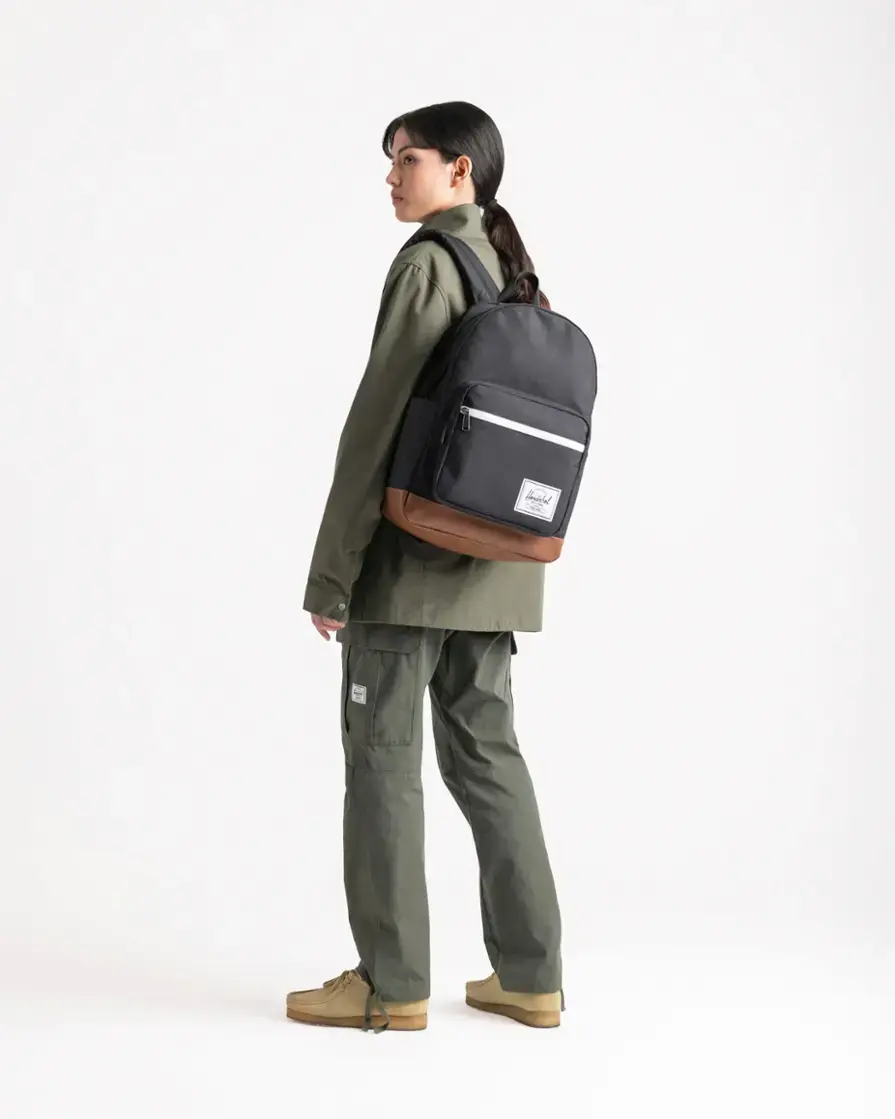 Alt View 20. Herschel - Pop Quiz Backpack - Raven Crosshatch.