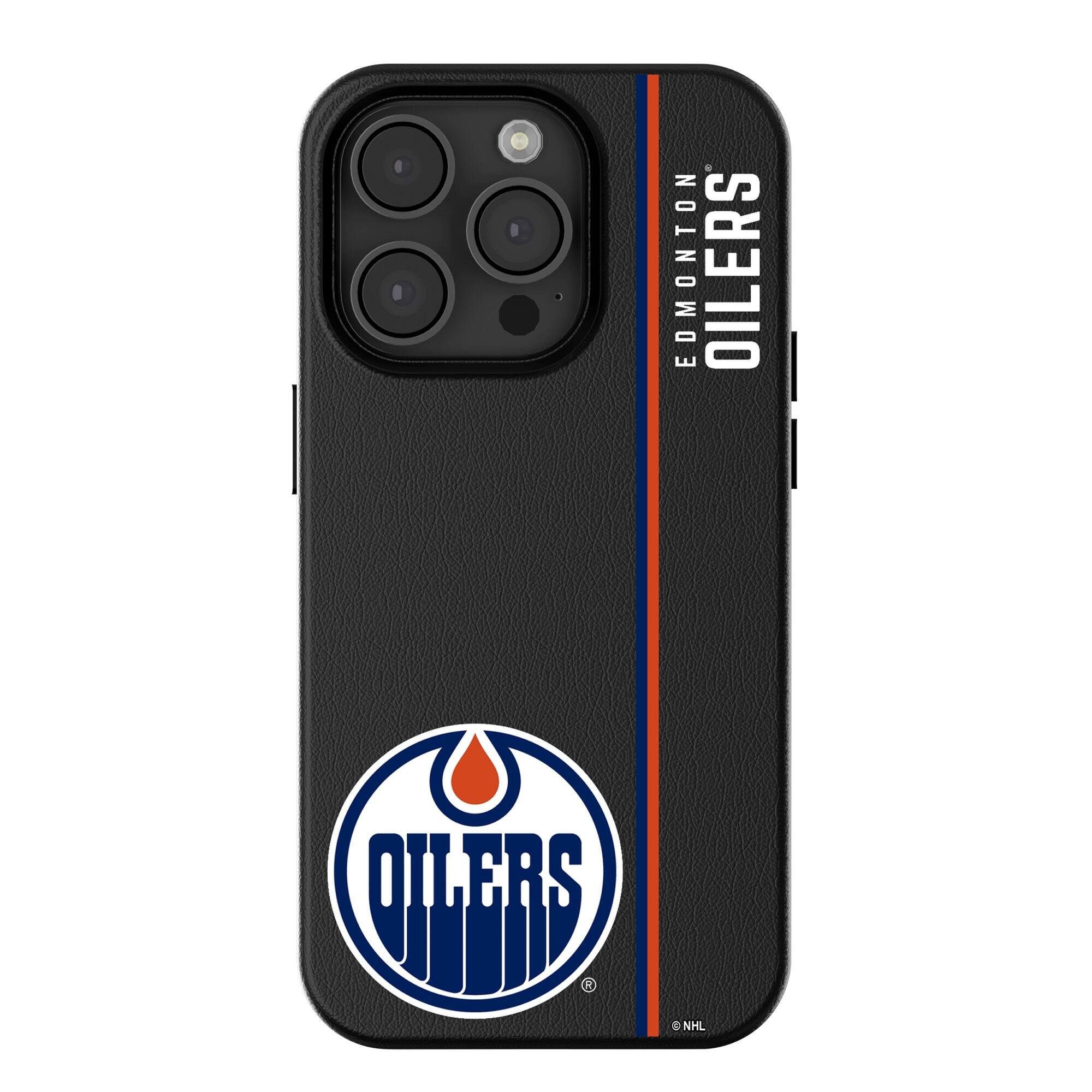Keyscaper - NHL - Edmonton Oilers Sidebar Magnetic iPhone Case - 16 Plus - Black price history on PriceWatchPro