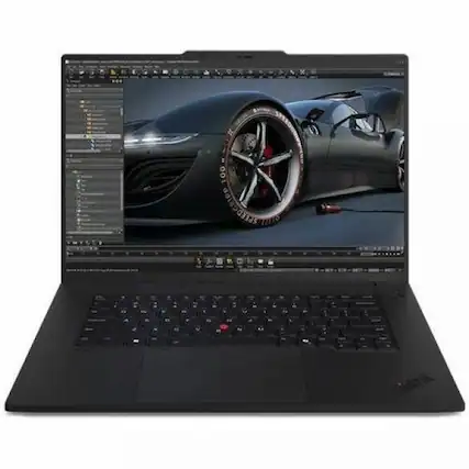 Front. Lenovo - Lenovo ThinkPad P1 Gen 7 21KV0000US 16" Mobile Workstation - WQXGA - Intel Core Ultra 7 155H - Intel Evo Platform - 32 G - Black.