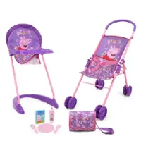 509 Crew - Peppa Pig: Stroll n' Feed 8 Piece Set - Purple, Pink, Flowers - Front_Zoom