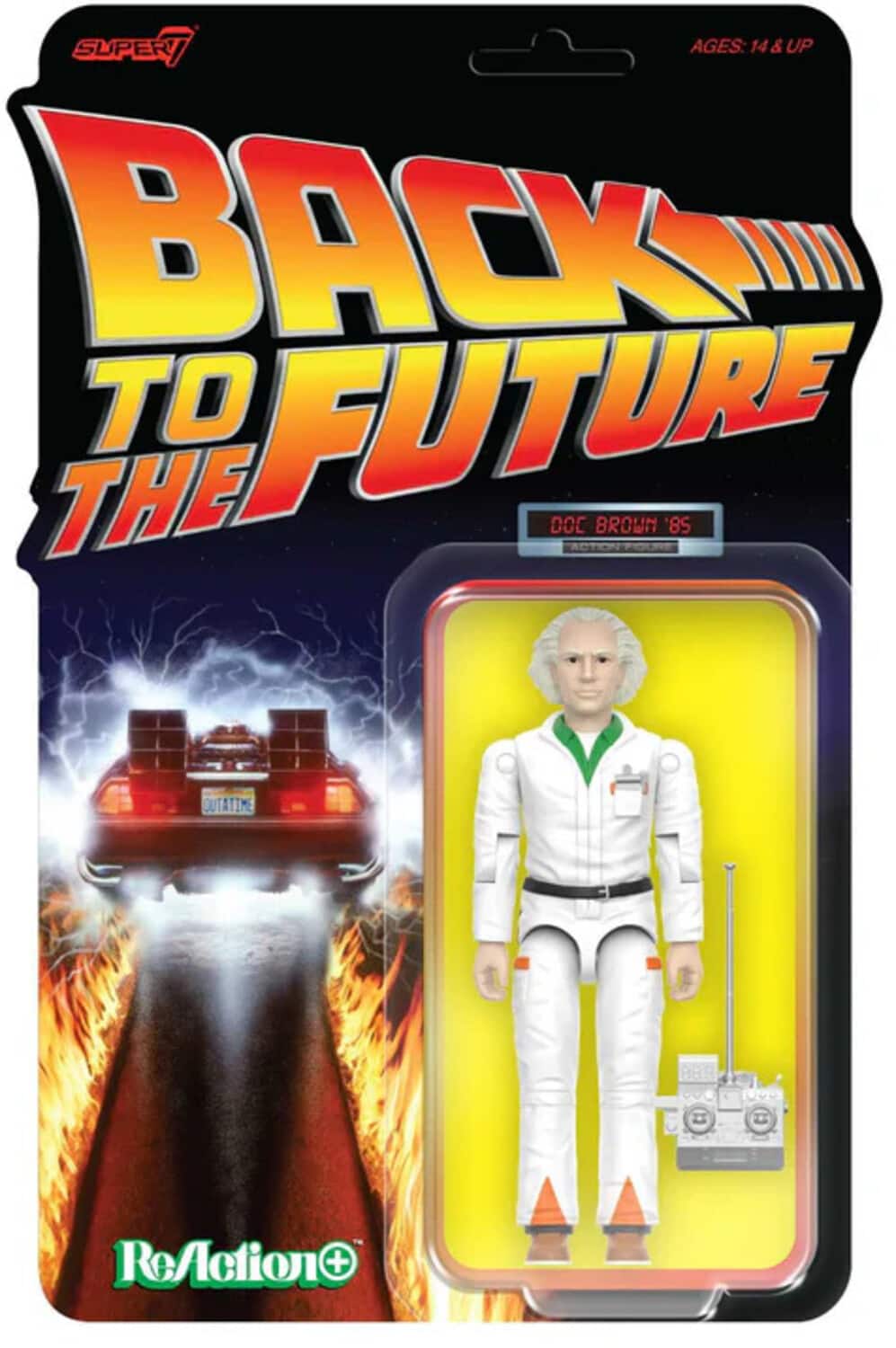Super7 - Back To The Future - ReAction+ Wv1 - Doc Brown '85 - COLLECTIBLES - Multicolor