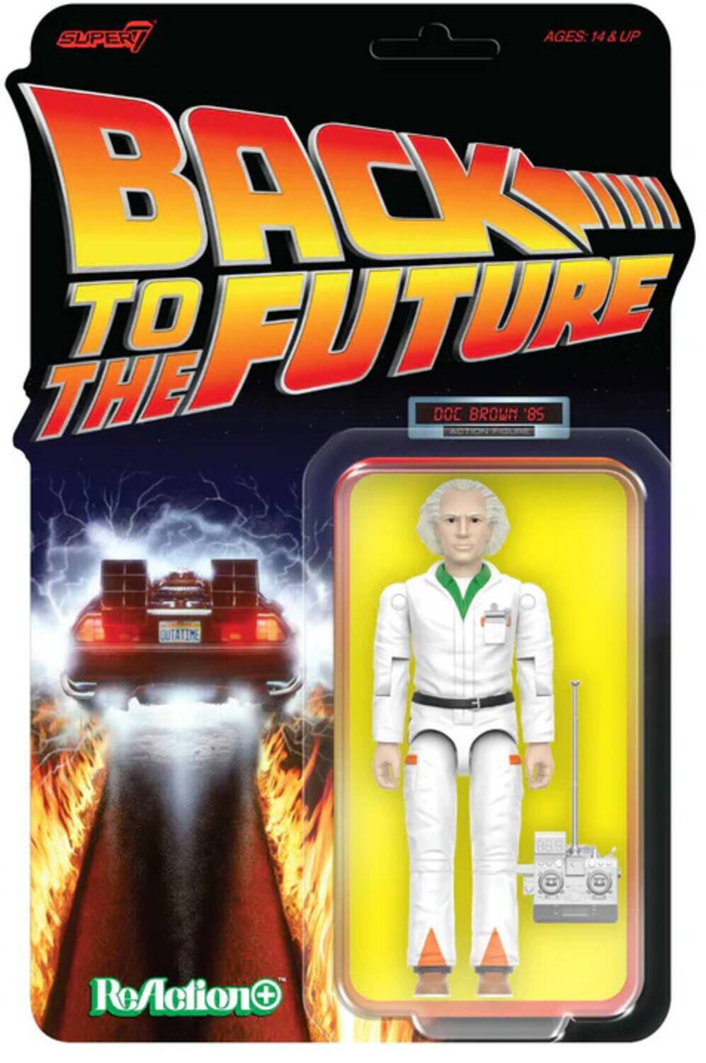 Super7 - Back To The Future - ReAction+ Wv1 - Doc Brown '85 - COLLECTIBLES