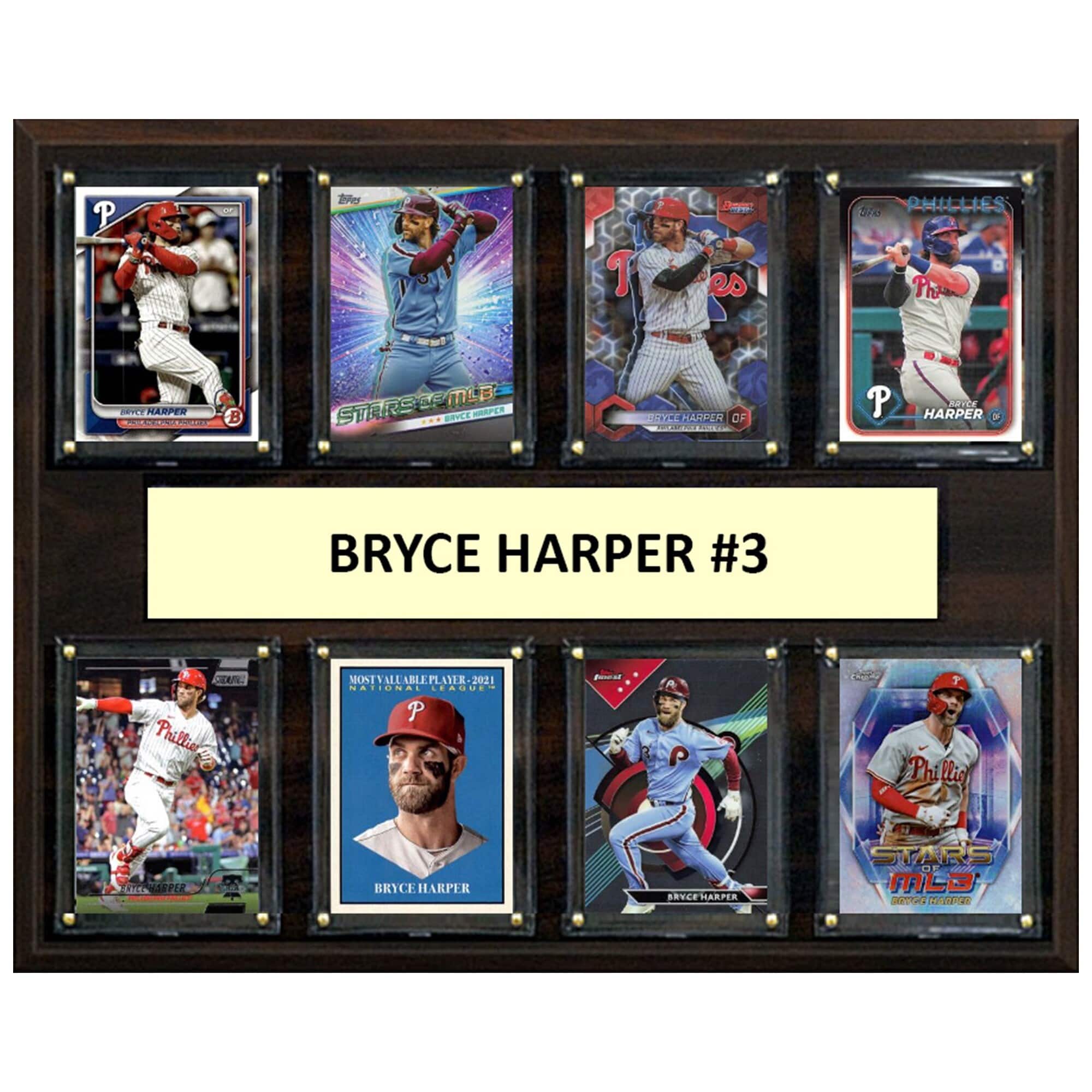 "C&I Collectibles - Bryce Harper 12"" x 15"" Trading Card Plaque - Multicolor" price history on PriceWatchPro