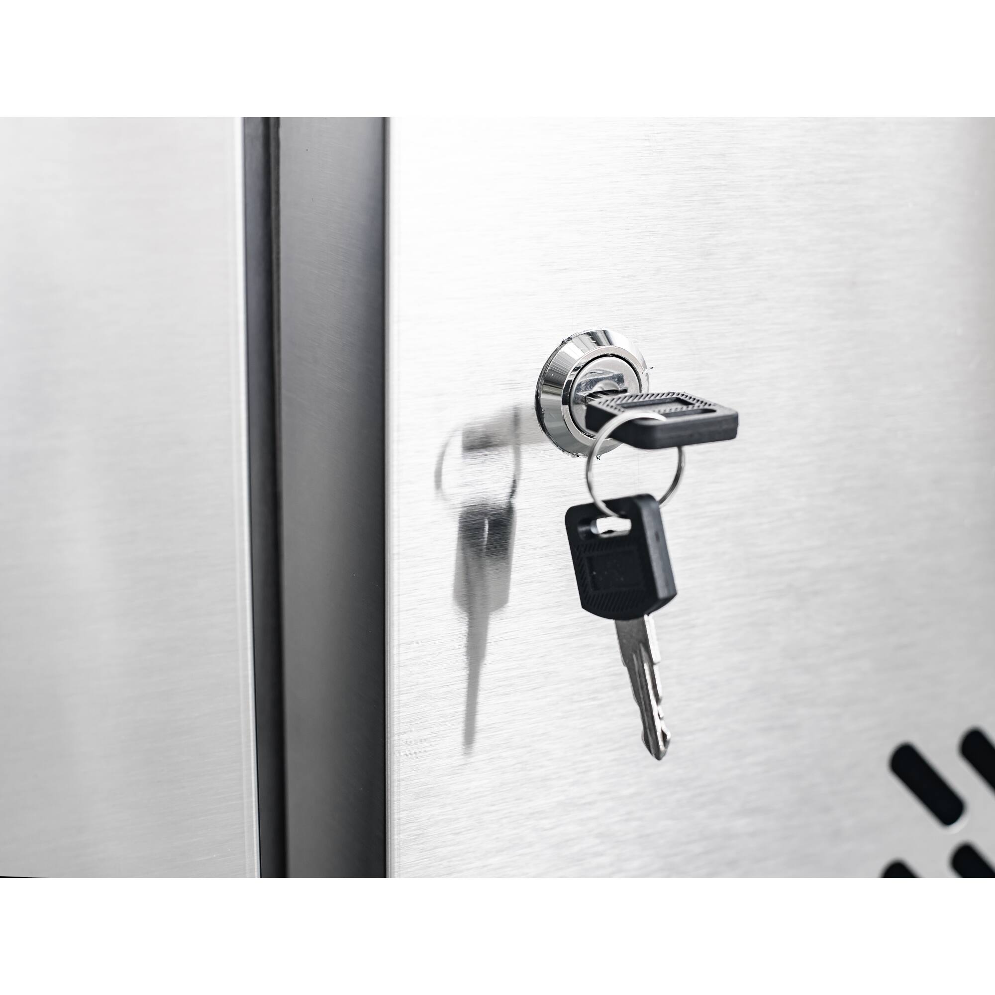 Alt View 4. Koolmore - 59 in. Commercial Refrigerated Granite Top Pizza Prep Station in Stainless Steel (KM-RPPS-2D59-GRT) - Stainless-Steel.