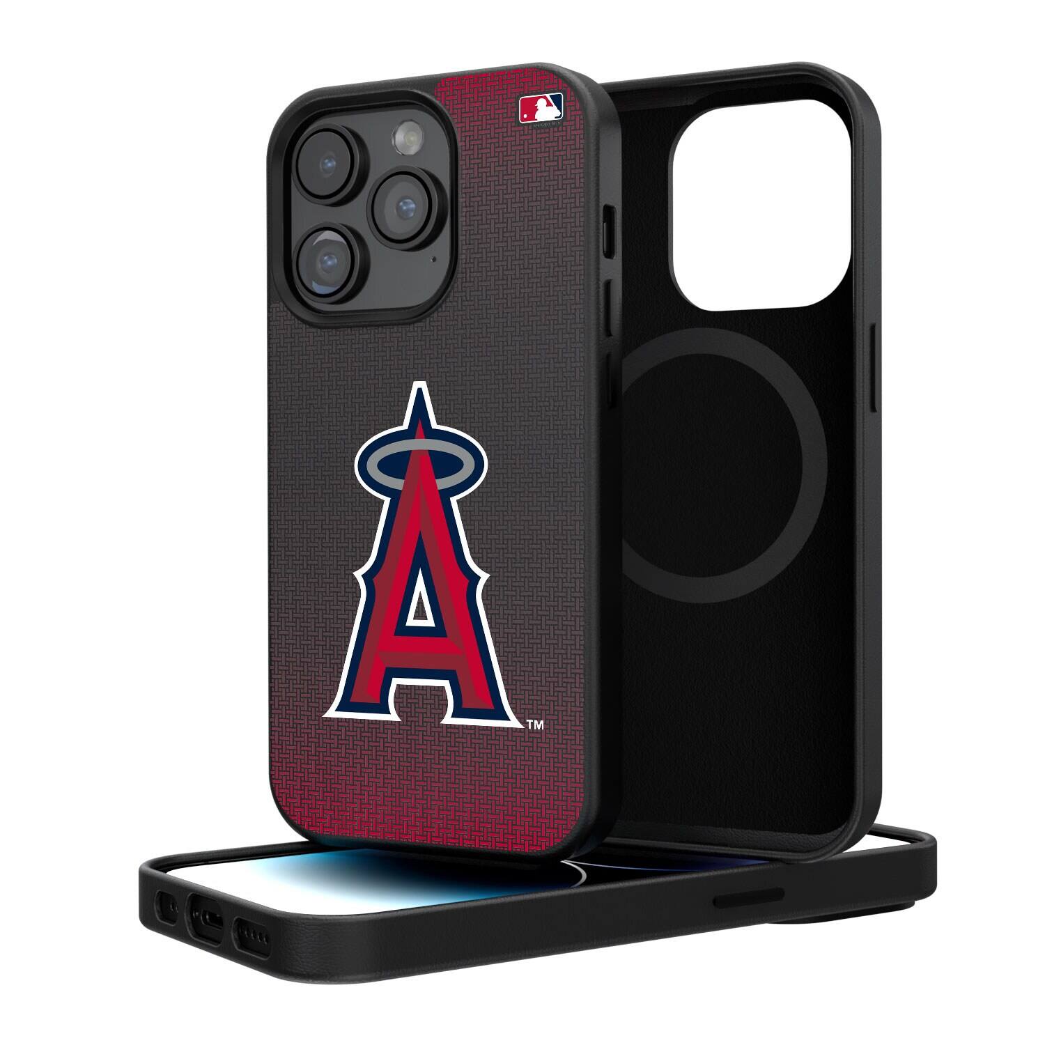Keyscaper MLB Los Angeles Angels Linen Logo iPhone Magnetic Bump Case ...