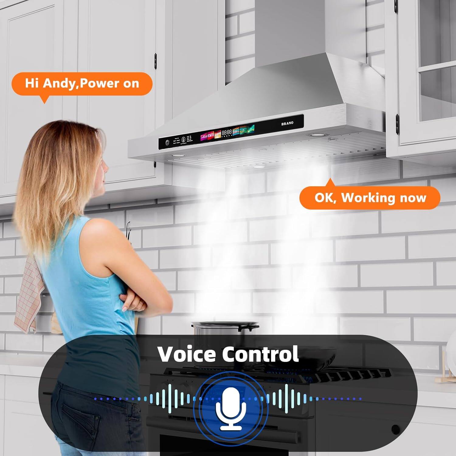 Hi Andy, Power on  
OK, Working now  
Voice Control