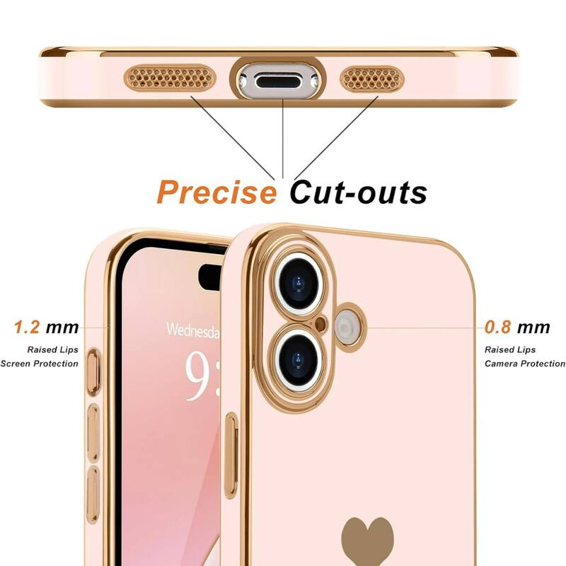 Precise Cut-outs

1.2 mm Raised Lips Screen Protection

0.8 mm Raised Lips Camera Protection
