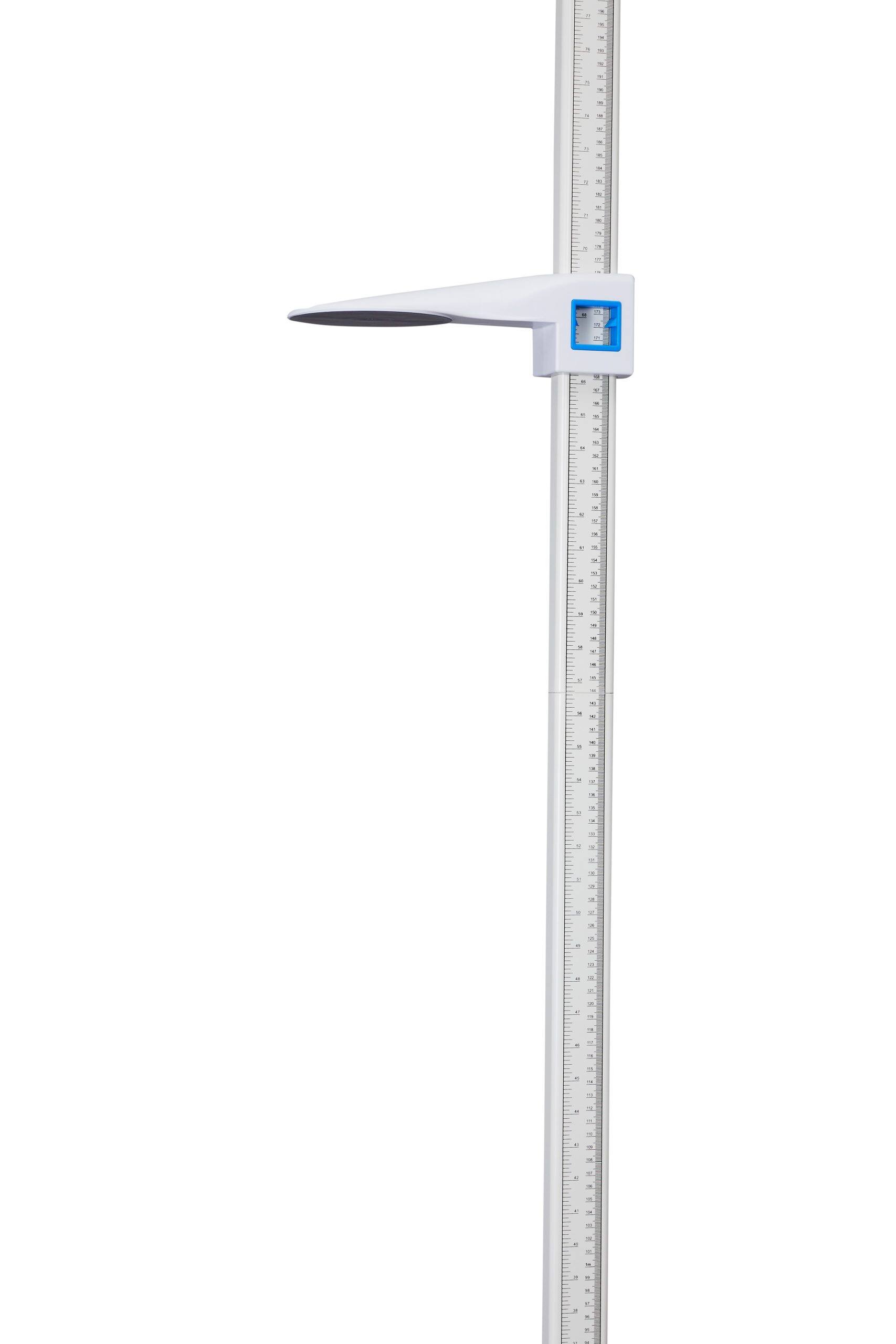 Angle. Viva Comfort - Portable Aluminum Stadiometer with Carry Bag for Adults and Children - White.