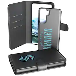 Keyscaper - NHL - Seattle Kraken Samsung Galaxy Mono Tilt Wallet Case - S10 - Multicolor