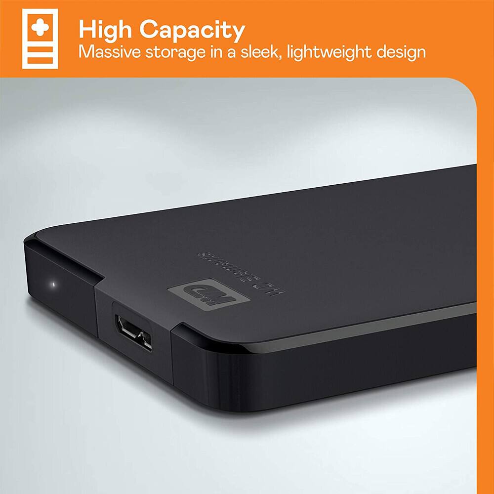 High Capacity  
Massive storage in a sleek, lightweight design