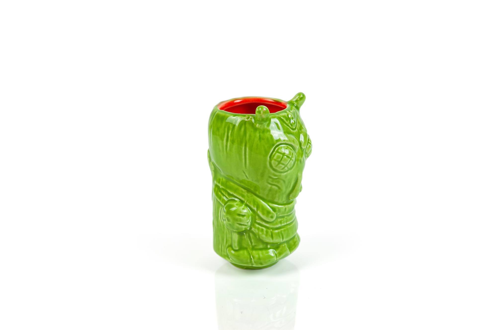Alt View 10. ThinkGeek - Geeki Tikis Rick and Morty Krombopulos Mini Muglet | Holds 2 Ounces - Green.