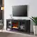 Alt View Zoom 1. Camden&Wells - Quincy Crystal Fireplace TV Stand for Most TVs up to 65" - Black Grain.