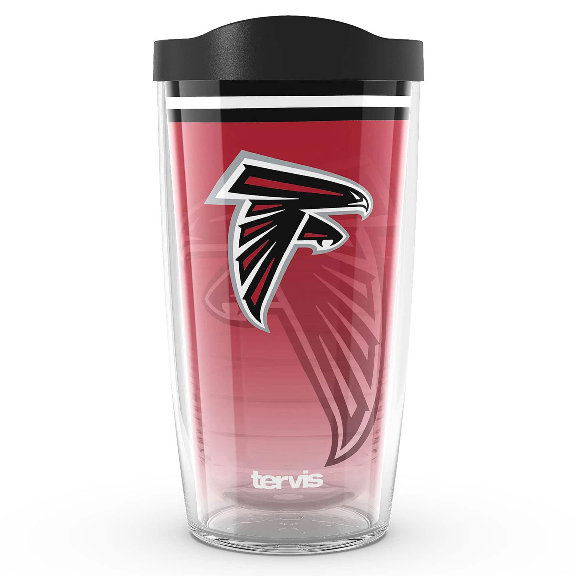 Front. Tervis - Atlanta Falcons 16oz. Forever Fan Classic Tumbler - Multicolor.