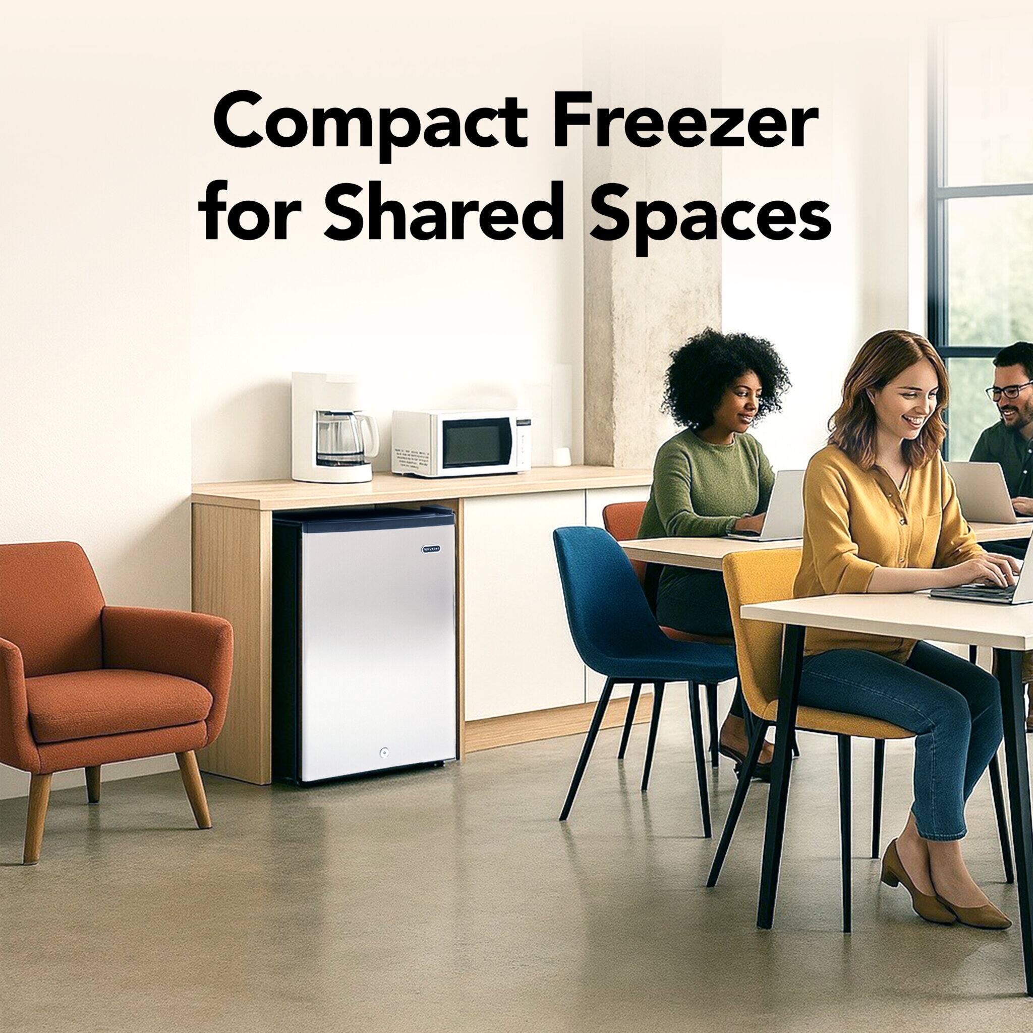Compact Freezer for Shared Spaces