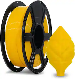 Flashforge - ABS Pro Filament 1.75mm 3D Printer Filament 1kg (2.2lbs) Spool-Dimensional Accuracy +/- 0.02mm - Yellow