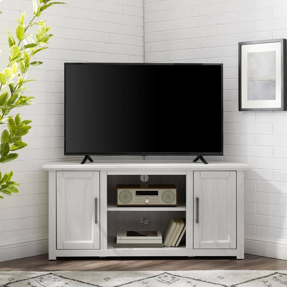 Alt View 2. Crosley Furniture - Camden Corner Tv Stand For 50+ Inch Tv - White.