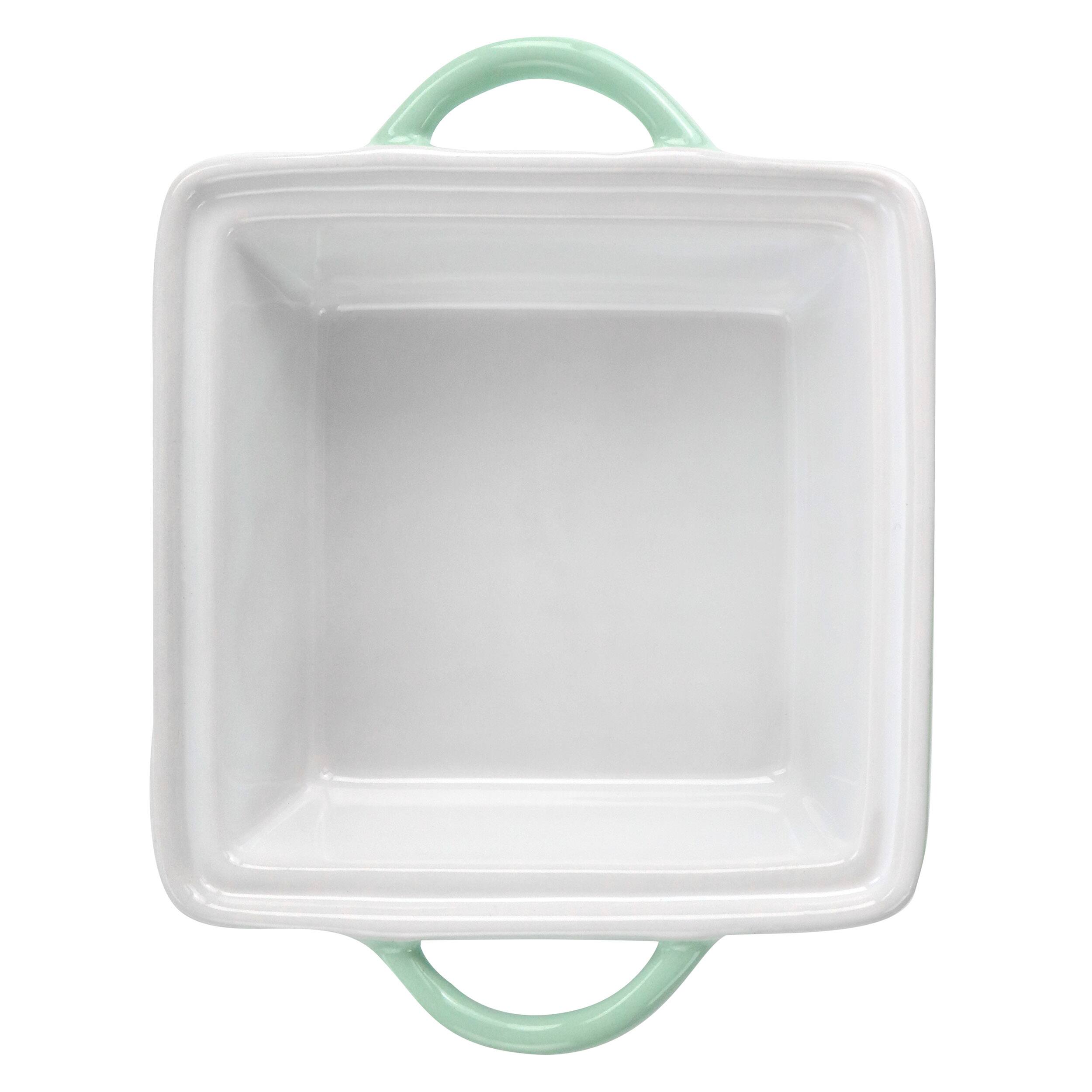Alt View 3. Martha Stewart - Martha Stewart Mini Stoneware Casserole with Lid in Mint - Mint.