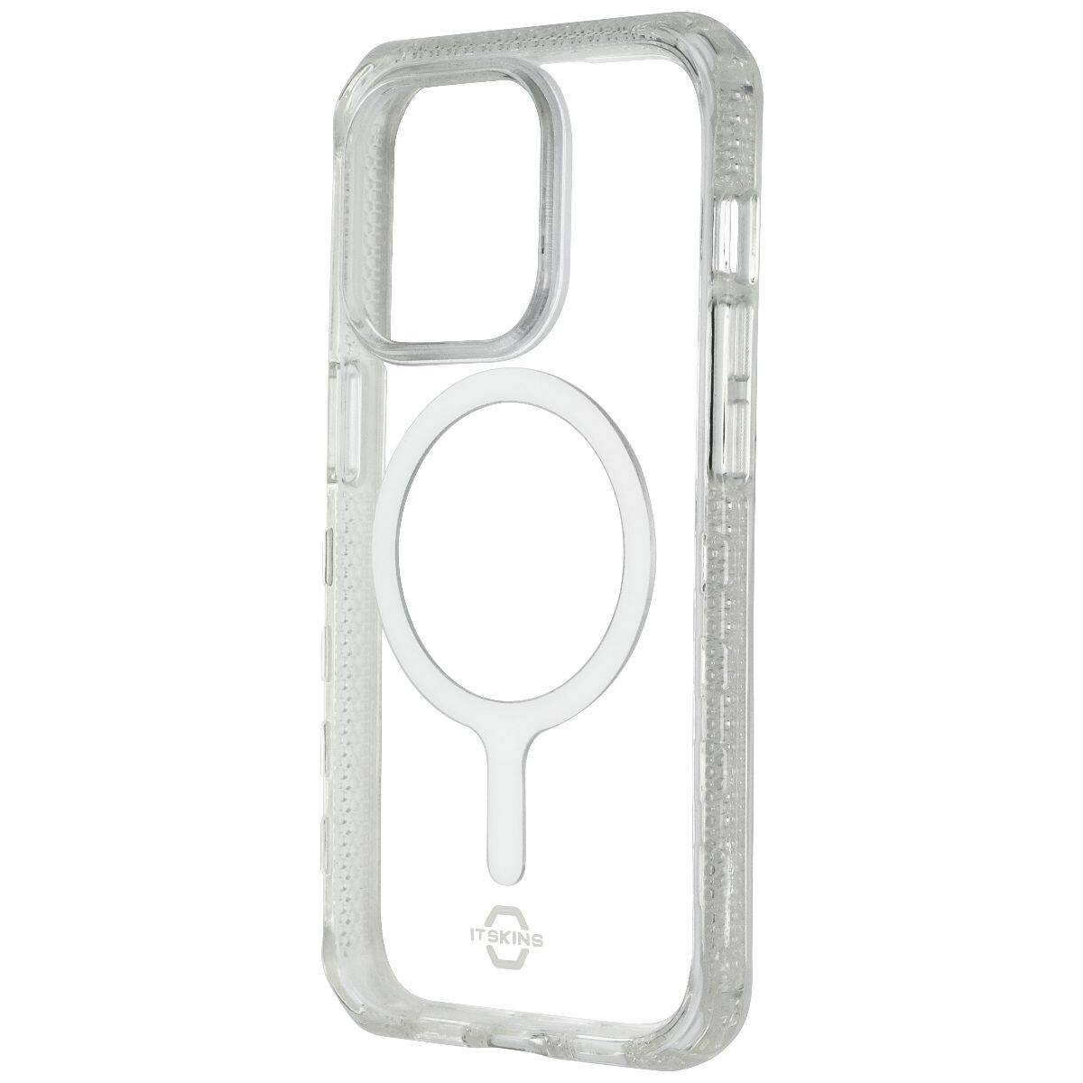 Front. Itskins - ITSKINS Supreme_R Clear Case for MagSafe for Apple iPhone 14 Pro - Transparent - Clear.