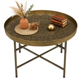 Homcom - Table for Living Room - Gold