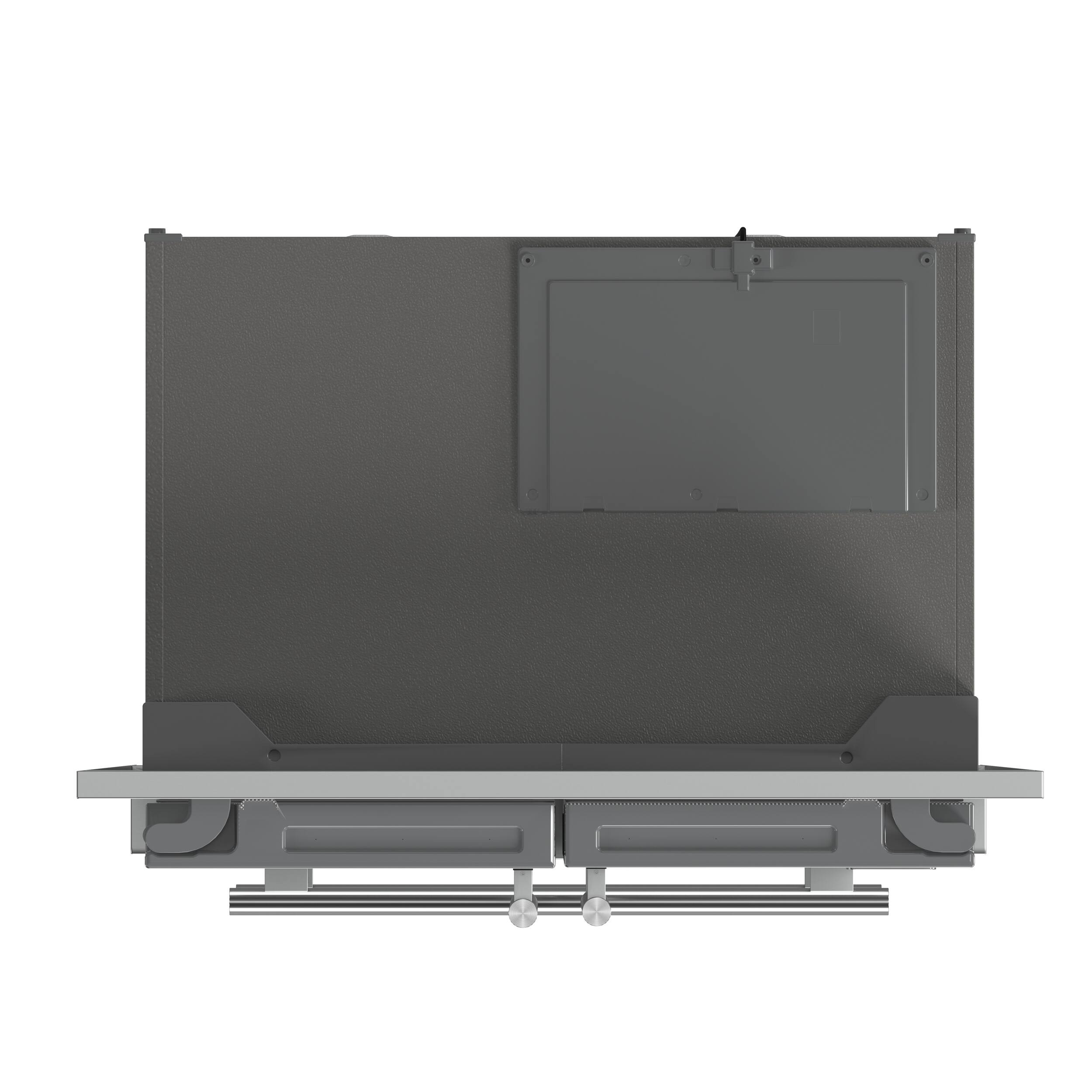 Alt View 1. Forno Appliances - Moena 19.2 Cu. Ft. French Door Counter-Depth Refrigerator with Modern Decorative Grill - Stainless Steel VCM.