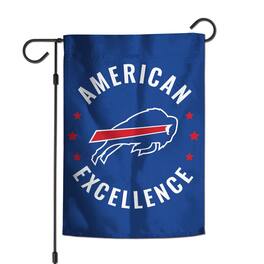 WinCraft - Buffalo Bills 12" x 18" Double-Sided America 250 Garden Flag - Multicolor