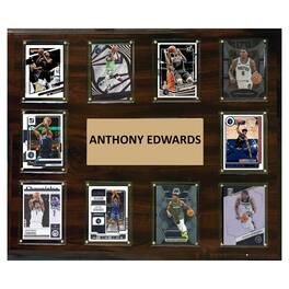 C&I Collectibles - Anthony Edwards Minnesota Timberwolves 15" x 18" Trading Card Plaque - Multicolor