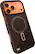 Alt View 6. Speck - Presidio Lux Grip ClickLock Case for Apple iPhone 17 Pro Max - Brown Matte/Orange.