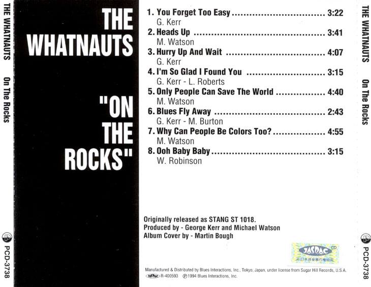 Back. Whatnauts on the Rocks [LP].