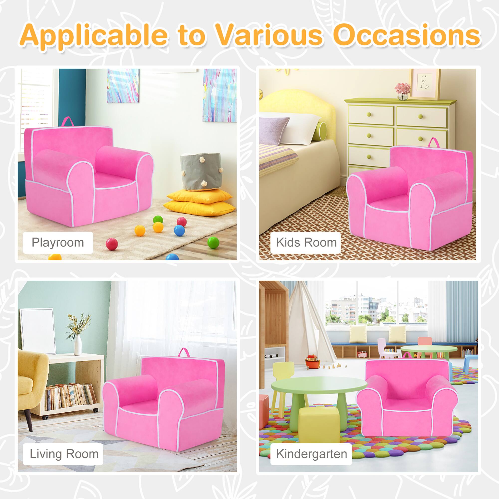 Applicable to Various Occasions

- Playroom
- Kids Room
- Living Room
- Kindergarten